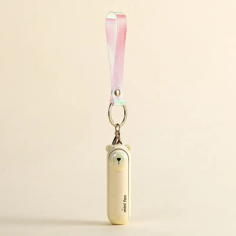 Compact Rechargeable Cute Handheld Fan: Foldable, USB-Powered Cooling on the Go