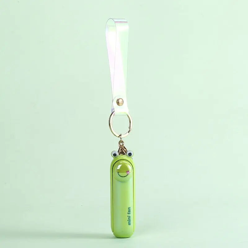 Compact Rechargeable Cute Handheld Fan: Foldable, USB-Powered Cooling on the Go