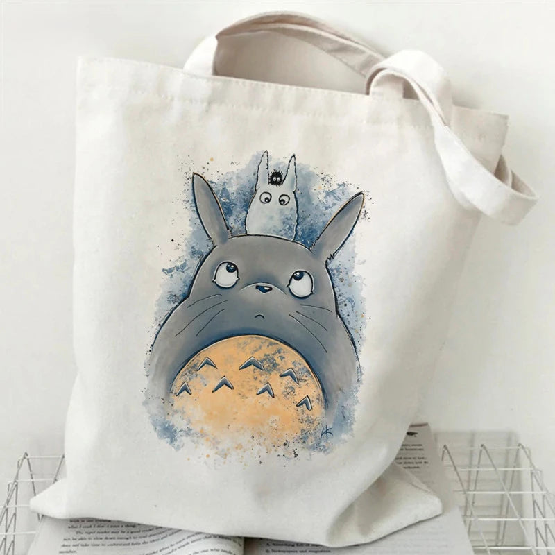 Sac fourre-tout Totoro – Pliable, Réutilisable & Trop Kawaii