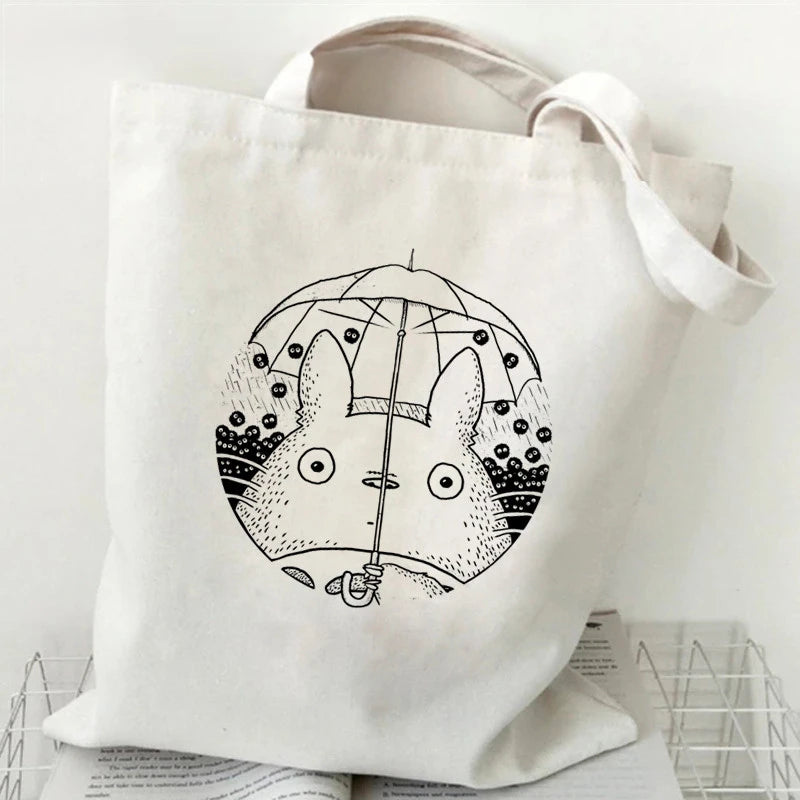 Sac fourre-tout Totoro – Pliable, Réutilisable & Trop Kawaii