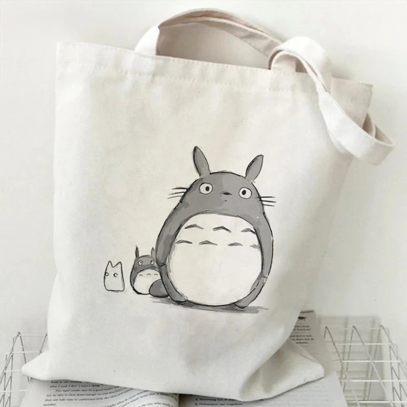 Sac fourre-tout Totoro – Pliable, Réutilisable & Trop Kawaii