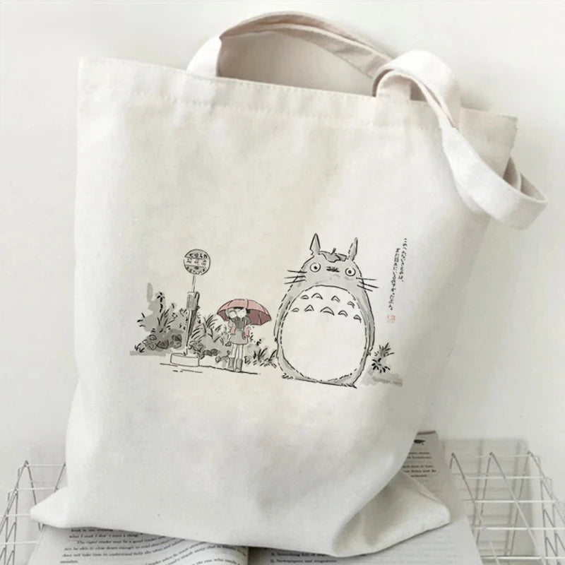 Sac fourre-tout Totoro – Pliable, Réutilisable & Trop Kawaii