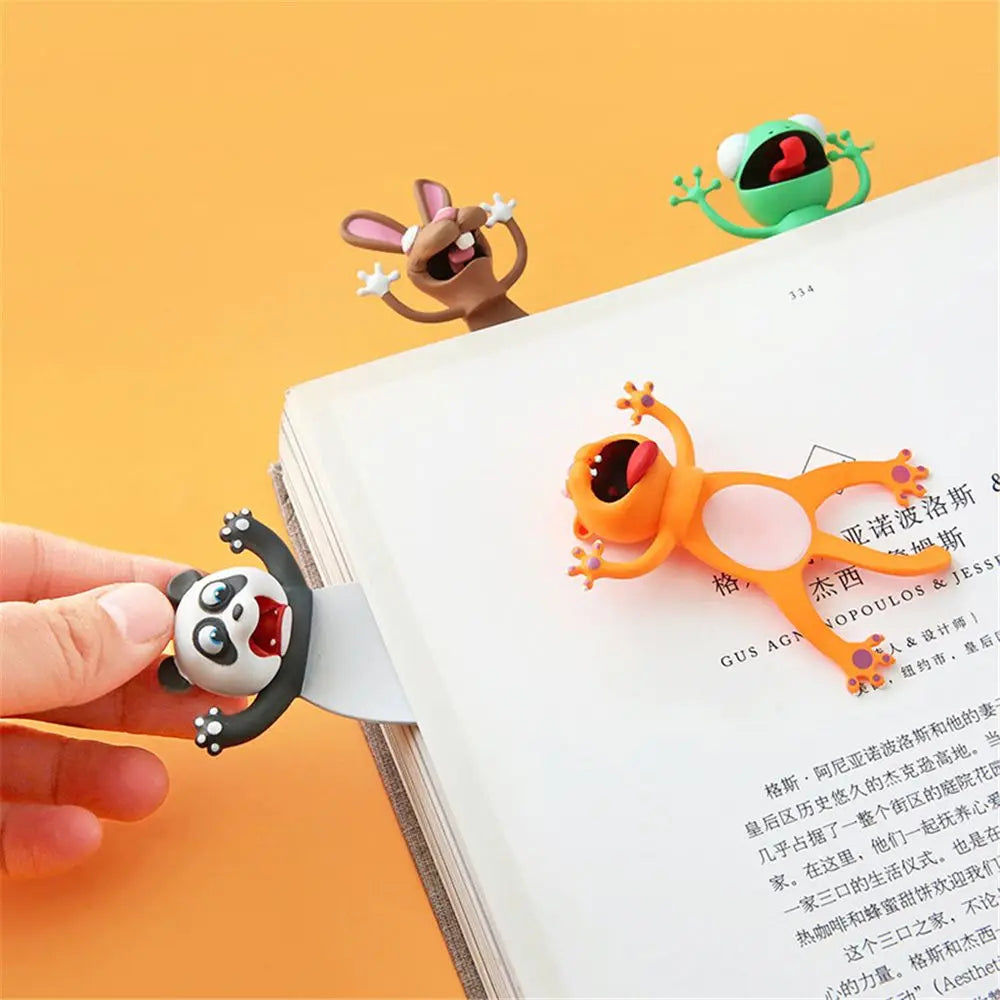 Marque-page animal 3D – La lecture devient trop cute