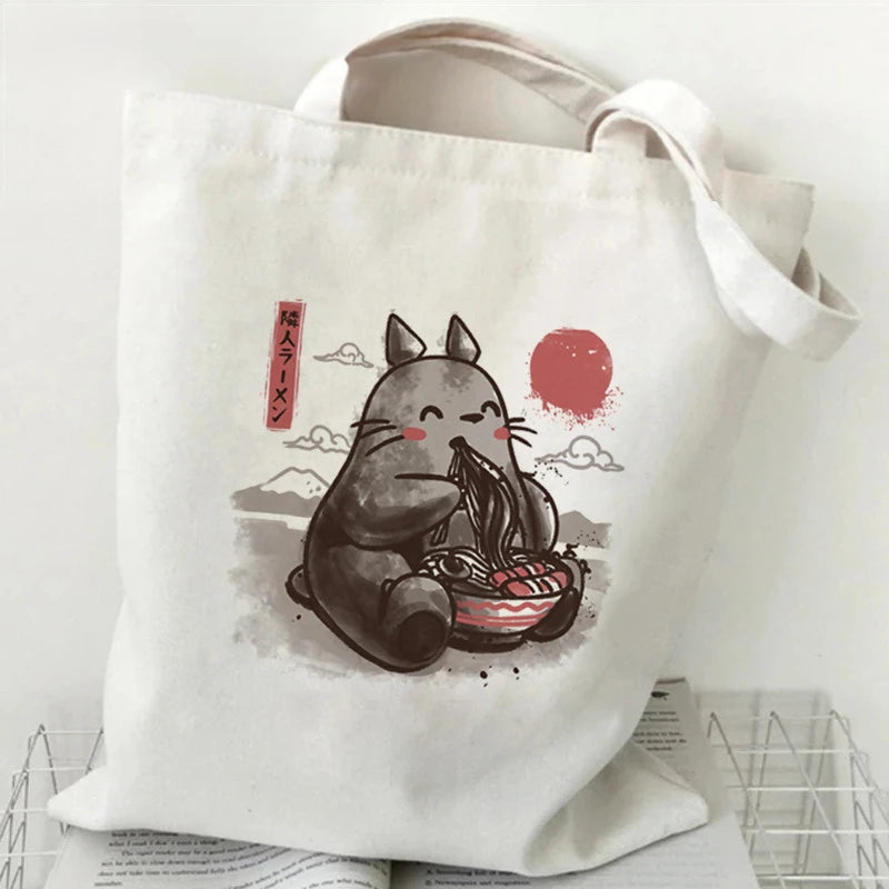 Sac fourre-tout Totoro – Pliable, Réutilisable & Trop Kawaii