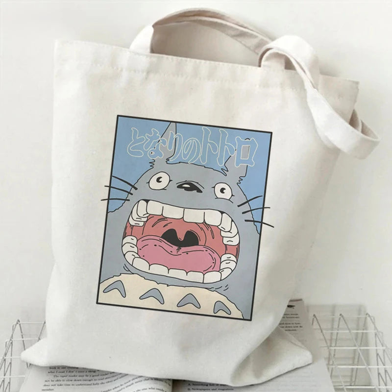 Sac fourre-tout Totoro – Pliable, Réutilisable & Trop Kawaii