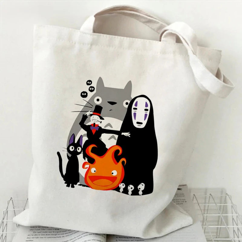 Sac fourre-tout Totoro – Pliable, Réutilisable & Trop Kawaii
